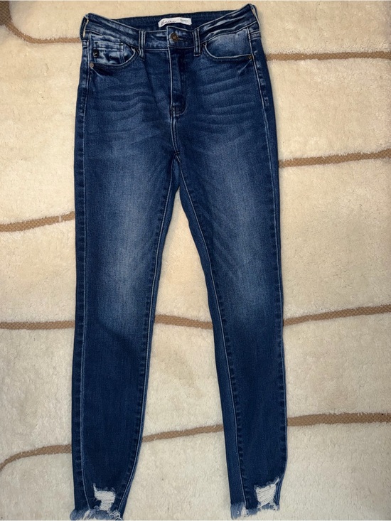 KanCan Denim - Kancan Women’s Size 26 High Rise Skinny Jeans Distressed Raw Hem